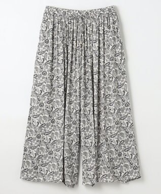 ANY L 【ウエストゴム】リラックススカーチョ ペイズリー