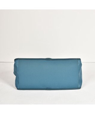 Y'SACCS ヒートエンボス ポルカドットトート Mサイズ ブルー