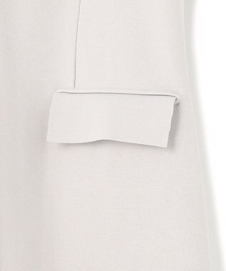 ICB 【洗える】シンセティックミラノリブ ニットジャケット トープ系