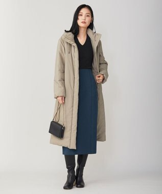 ICB 【洗える】エクストラファインメリノリブ Vネックニット ブラック系