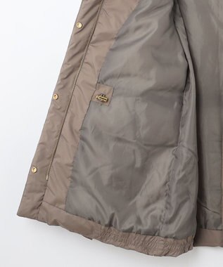 ANY 【洗える】スムースタッチ ショート丈ダウンコート ブラウン系