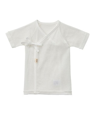 MIKI HOUSE HOT BISCUITS メッシュ天竺 短肌着 無地