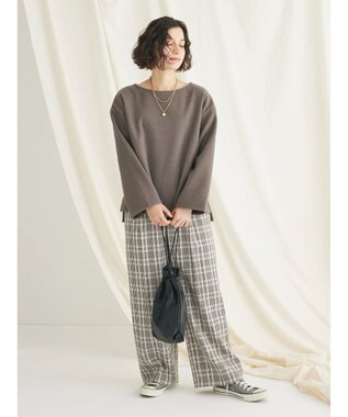 CRAFT STANDARD BOUTIQUE 圧縮ニットソープルオーバー Brown