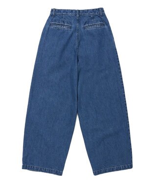 woadblue TUCKER タッカー / ワイドデニムパンツ MIDBLUE
