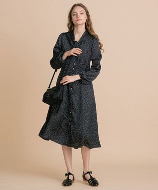 TOCCA RIBBON KNOT POCHETTE ポシェットバッグ ブラック系