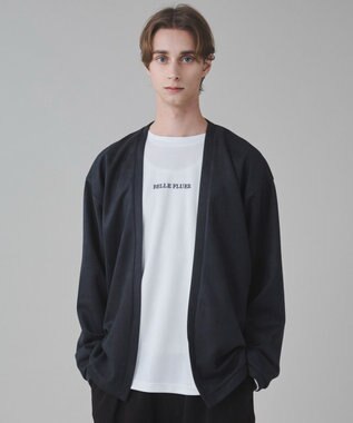 WEGO 【ユニセックス着用アITEM/２点SET】フェイクスウェードアンサンブルカーディガン ブラック中濃色