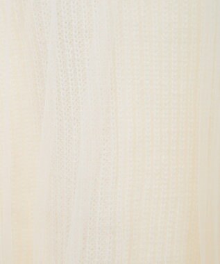 earth music&ecology チュールレイヤードカーディガン Ivory