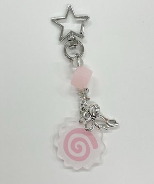 WEGO ぐるぐるビーズキーホルダー 柄4