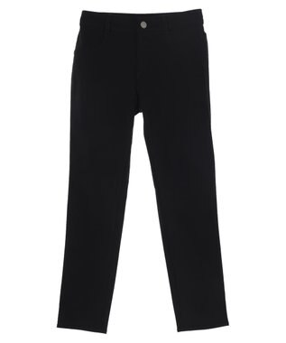 Green Parks 裏起毛ストレッチスキニーパンツ Black