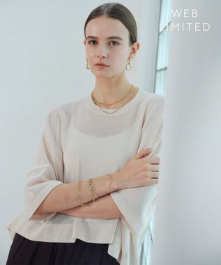 BEIGE， YOOPER / ドライタッチ シアーニット