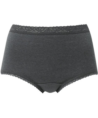 Wing あったかショーツ 綿混(身生地部) 裏起毛 厚手 やさしい肌あたり はきこみ丈ふかめ 秋 冬 EC4024 ウイング／ワコール ダークブラウン