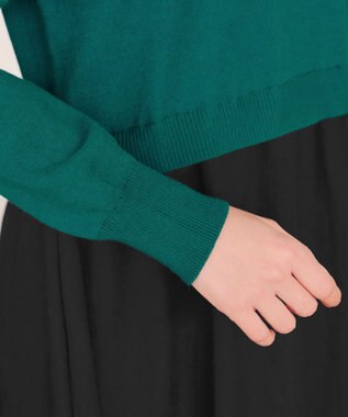 Tiaclasse ニットドッキングワンピース グリーン