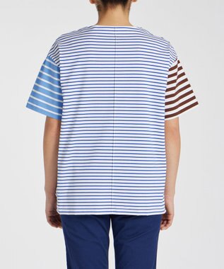 Paul Smith ミックス ボーダー 半袖Tシャツ ブルー