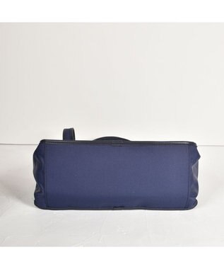 Y'SACCS ヒートエンボス ポルカドットトート Mサイズ ネイビー