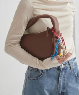WEGO 【ANGIE VINTAGE】ハーフムーンBAG ブラウン