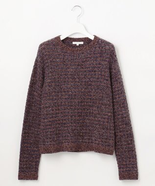 自由区 S ツイーディー ニット ネイビー系