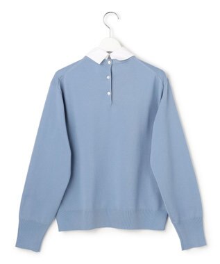 23区 【先行予約/WEB&一部店舗限定】ビジューデザイン 2WAY ニット スカイブルー系