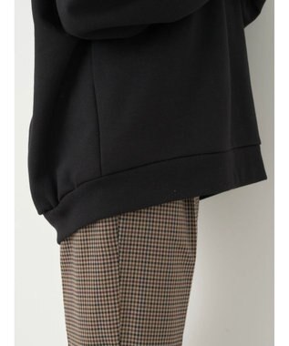 earth music&ecology 裏起毛パーカー Black