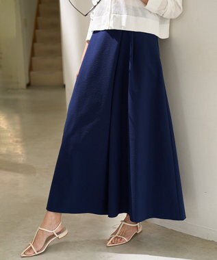 UNFILO FINE MOVE SUCKER ラップパンツ ダークブルー