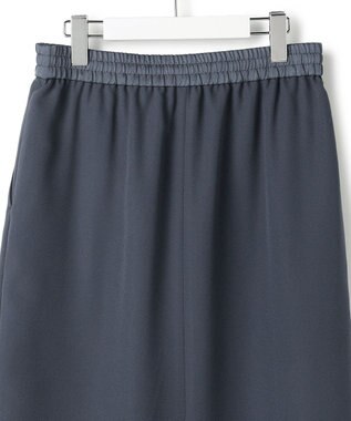 ICB L 【先行予約】FluidBackSatin ナロースカート ダルブルー