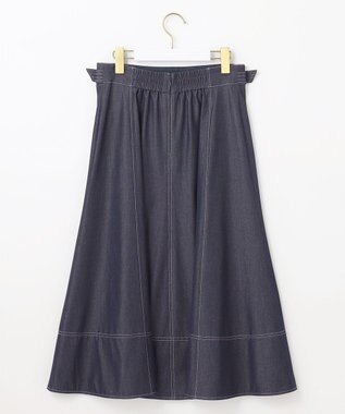 ANY SIS 【洗える】デニムライクシャンブレー スカート シャンブレー