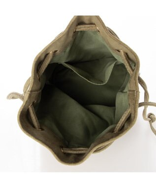 UNBILLION カカトゥ kakatoo / スエード調スタッズドロストバッグ カーキ