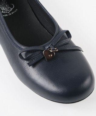 BONTRE 【BONTRE/ボントレ】レザーバレエシューズ/50301-VA ネイビー