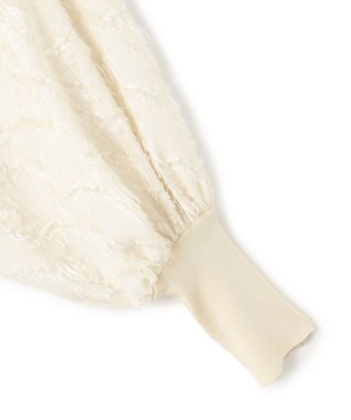 BEIGE， CAMILLE / ジャガードブラウス Ecru