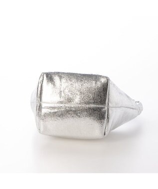 UNBILLION カシュカシュ cachecache / ギャザーハンドルメタリックミニショルダー シルバー