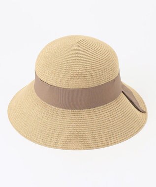 ANY 【UVケア/抗菌防臭】リボンブレードハット モカ