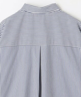 ANY 【UVケア/接触冷感/洗濯機可能】クールＵＶドルマンシャツ ブルーストライプ