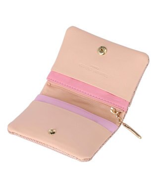 tsumori chisato CARRY キラネコストーン パスケース ピンク