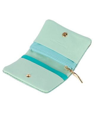 tsumori chisato CARRY キラネコストーン パスケース グリーン
