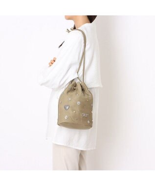 UNBILLION カカトゥ kakatoo / スエード調スタッズドロストバッグ