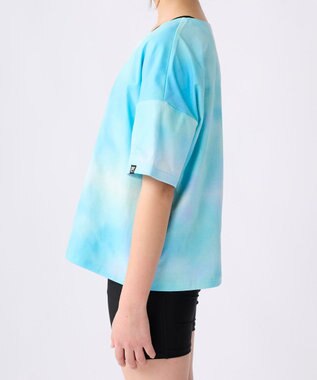 OP／FILA 【FILA】スクール水着 水陸両用Tシャツ付き 捲れ防止タンキニ ブルー
