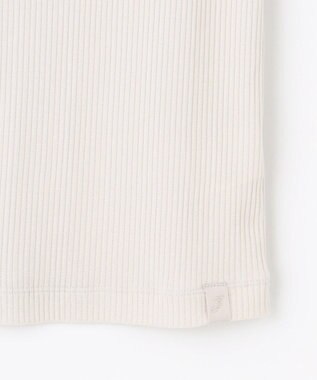 J.PRESS LADIES 【洗える】リブ ノースリーブ カットソー グレージュ系