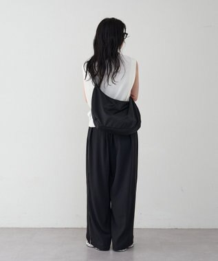 russet ラウンドビッグショルダーバッグ(CE-1292) Black2（シルバー金具）