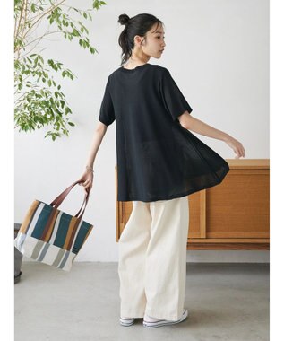 CRAFT STANDARD BOUTIQUE 【洗える】フレアプルオーバー Black