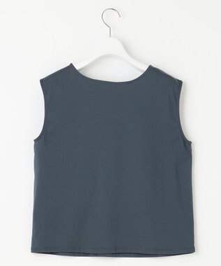 自由区 L 【洗える】レースエッジ Tシャツ&タンクトップセット トップス インク