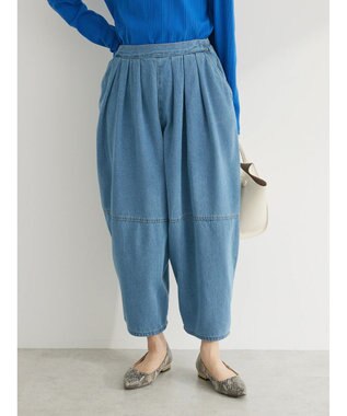 Green Parks デニムエッグパンツ Light Indigo