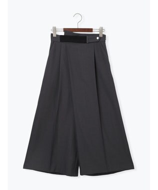 Te chichi アシメクロップドパンツ グレー