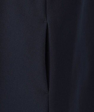 23区 S 【R(アール)】ダブルクロス 袖ボリューム ワンピース ネイビー系