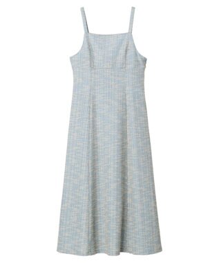 earth music&ecology ツイードワンピース Blue