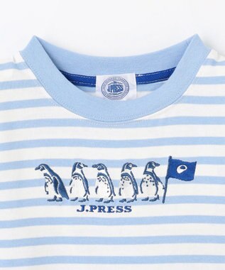 J.PRESS KIDS 【110-130cm】フンボルトペンギンＴシャツ サックスブルー系1