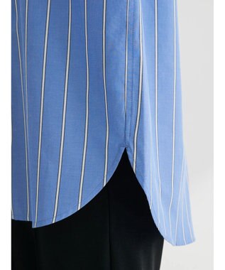 Green Parks ボリュームタックブラウス Stripe