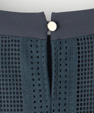 自由区 L 【洗える】レースエッジ Tシャツ&タンクトップセット トップス インク