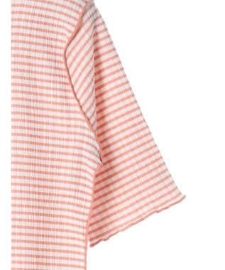 earth music&ecology ギンガムメロープルオーバー Pink