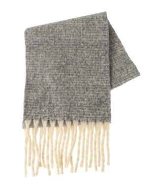 Green Parks ・ミックスニットマフラー Gray