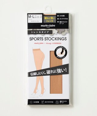 FILA GOLF／marie claire 【marie claire SPORT】スゴストストッキング ブラック