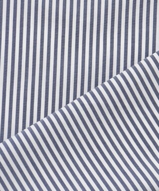 ANY 【UVケア/接触冷感/洗濯機可能】クールＵＶドルマンシャツ ブルーストライプ